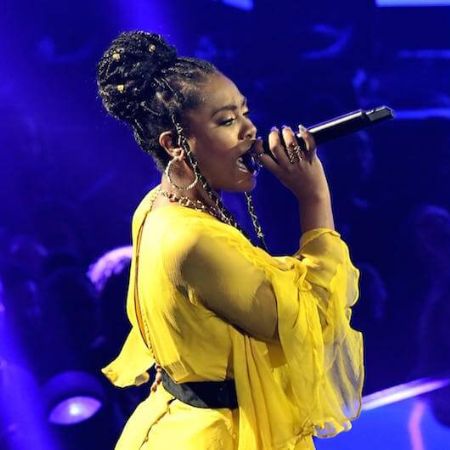 Candice Performing in The Four